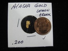 ALASKA GOLD  LEMON CREEK .200 GRAM 5752.59 per troy oz