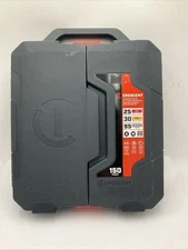 1/4 In. And 3/8 In. Drive 6-Point Standard SAE/Metric Mechanics Tool Set 150pcs