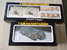 Graham Farish N Gauge 9510 Goods Shed & 9515 Bridge/Tunnel Plastic Kit's 