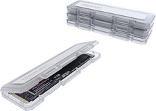 4-Pack NVMe Case Protective Box for M.2 2280 SSD Portable with 4 Pack, White