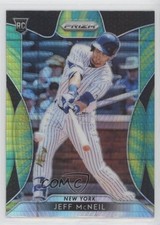 2019 Panini Prizm Tier II Green & Yellow Hyper Prizm Jeff McNeil #145 e6p