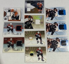 (10) Mike Richards Jersey Memorabilia Philadelphia Flyers NHL Hockey Card Lot