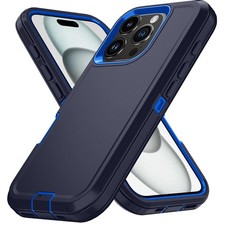 For iPhone 17 Air 16 15 Pro Max 14 13 12 11 Phone Case Heavy Duty Shockproof