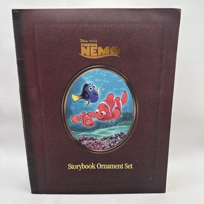 Disney/Pixar Storybook Ornament Set Finding Nemo 5pc Set Marlin Missing Dory