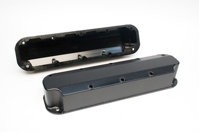 PRW 4036007 Valve Cover Set Aluminum Fabricated Billet Rail