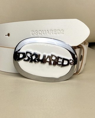 DSQUARED2  Ledergürtel   Weiß