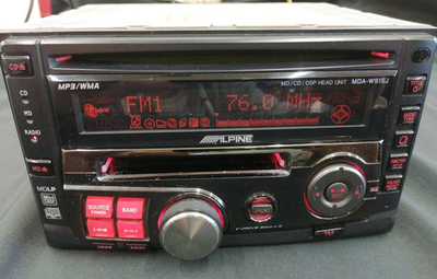 状態未確認　アルパイン (ALPINE) MDA-W915J 2DIN CD JUNK ALPINE MDA-W915J 2DIN CD MD Car Audio Player Deck Stereo DSP
