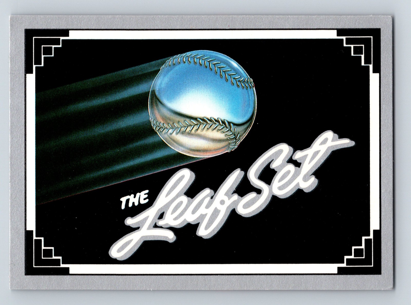1991 Leaf #NNO The Leaf Card