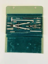 Vintage Keuffel & Esser Doric Jupiter Drafting Tool Set Compass Germany