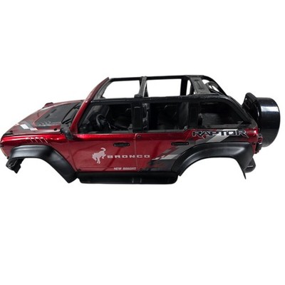 New Bright Ford Bronco Raptor RC Truck Body Shell Metallic Red Replacement Part