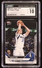Cooper Flagg 2025-26 Topps Now Debut #6 CGC 10 Gem Mint RC Mavericks