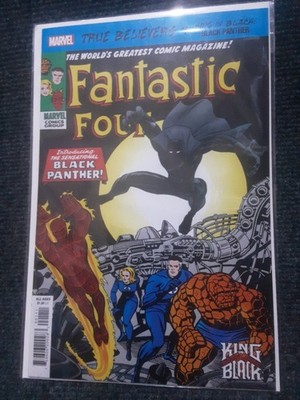 True Believers King in Black reprints Fantastic Four 52. 1st app Black Panther