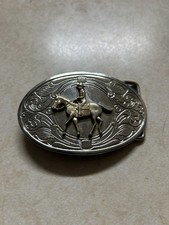 Unisex Cowboy/horse Belt Buckle Western Rodeo Fashion