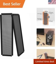 Universal Black IO Shield Plate for Custom PC Motherboards - 2 Pieces Included