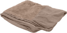 Replacement Dog Bed Cover Plush  Suede Sofa-Style, Machine Washable - Almondine