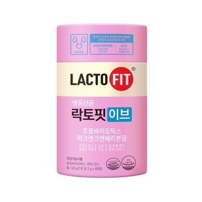 Lacto-Fit Eve Women's Probiotic 60 Sticks (2-Monatsvorrat) / Frauengesundheit