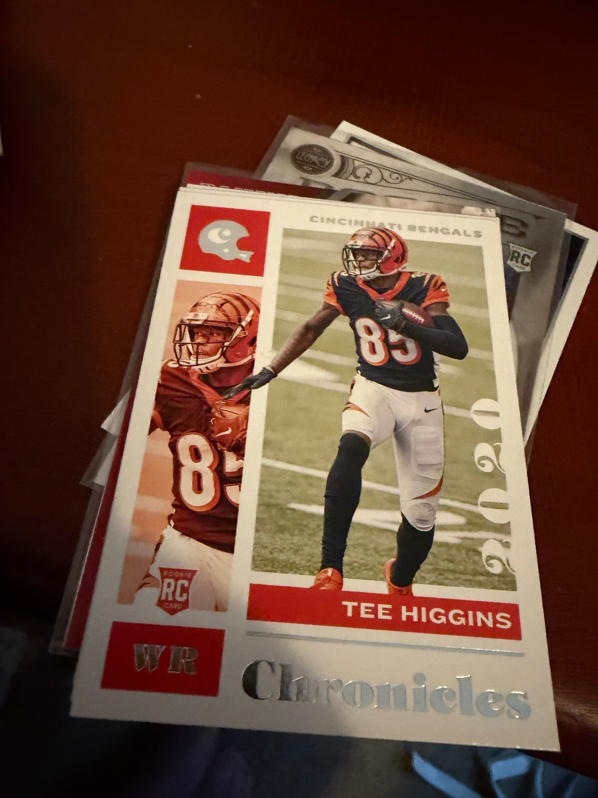 Tee Higgins 2020 Panini Chronicles RC #21 Cincinnati Bengals