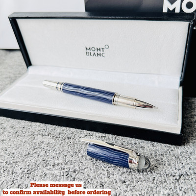 Rollerball Montblanc Starwalker Fineliner - Blue Planet Signing Pen With Box