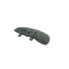 HM Home Plush Crocodile Stuffed Animal Soft Toy Lovey Green Grey 10 Inch