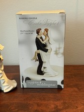 Wedding Bride Groom Cake Topper Weddingstar Porcelain Couple Figurine
