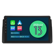 Für BMW 3er E46 1998-2006 Autoradio Android 13 8-Kern 6+64 GPS Navi WIFI CarPlay