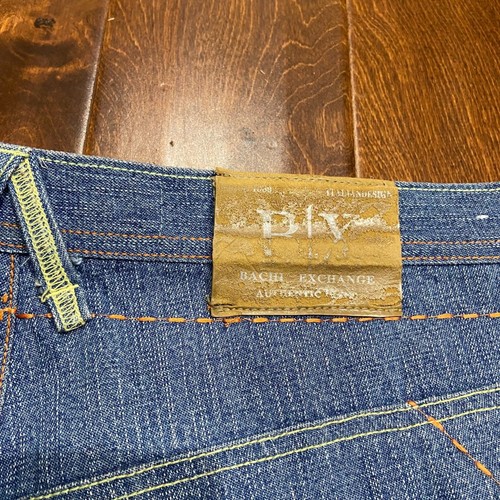 Bachi Sample Vintage Y2K Baggy Embroidered Denim Blue Jeans Herren Größe 40 x 34 - Bild 5 von 12