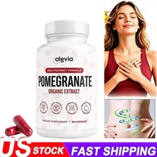 Auniva Pomegranate Extract Capsules, Natural Pomegranate Supplement New