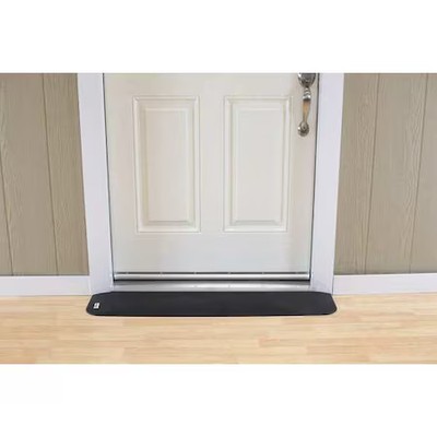 Ez Edge Mraez0110 Ada Compliant Ramp, Matte, Black, 7/8'' H