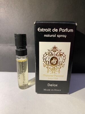 Tiziana Terenzi Delox extrait de parfum 0.05 fl oz/1.5 ml Sample Size Spray New!