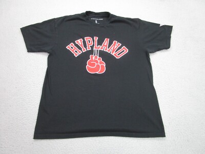 Hypland Shirt Mens Large Black Boxing Adult