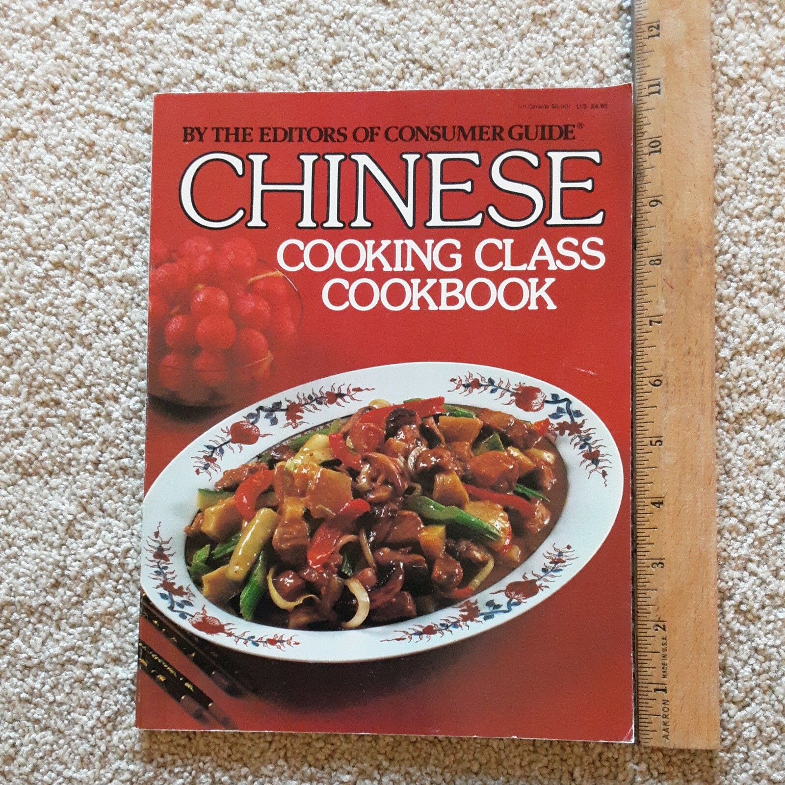 Vintage 1981 Chinese Cooking Class Cookbook – Trade Paperback by Consumer Guide Editors