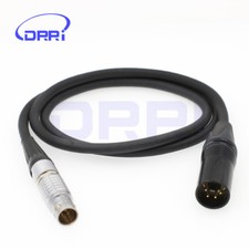 2B 6pin male to 4Pin XLR Male Power Cable for Red One Camera
