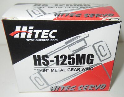 Hi-Tec HS-125MG Slim Metal Gear Wing Servo 0.13sec/49oz @ 6.0v #HS-125MG