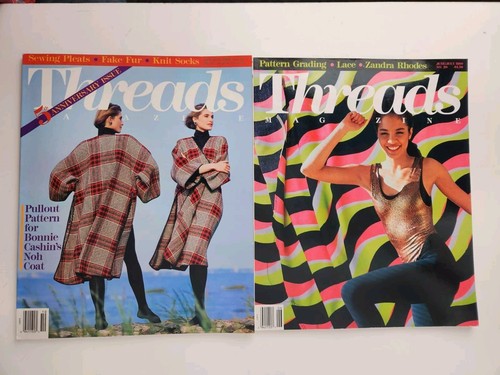 Taunton's Threads Magazine Lot Vtg 1990s Womens Fashion Design Sewing Bulk Art - Picture 4 of 8