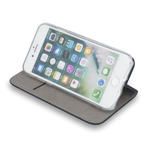 CUSTODIA BOOK COVER MAGNETO PELLE FLIP CASE LIBRO PER APPLE IPHONE 7 - 8 BLU - Foto 7 di 9