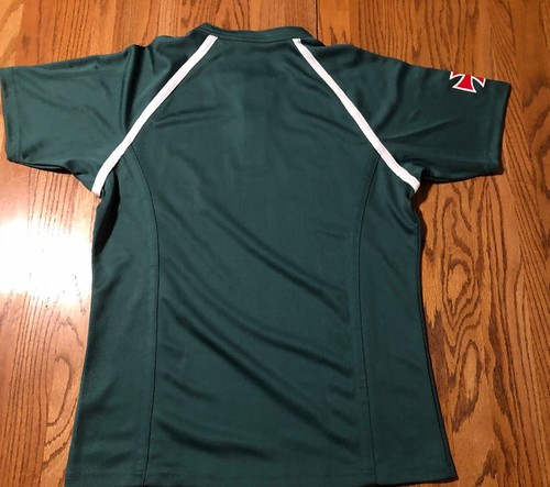 Gilbert Rugby ***New***Jersey Jesuit Green Large Button collar - Picture 5 of 7