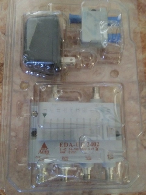 Electroline EDA-UG2802 Zero-Loss 8-port CATV Amp-Splitter