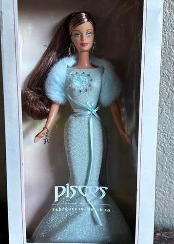Vintage 2004 Pisces Barbie Collector Pink Label Edition NEW Sealed Unopened Box! - Picture 7 of 9