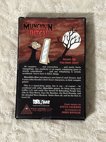Munchkin Bites! Card Game Steve Jackson Games ABUGames-Orig Dice Not Included - Picture 3 of 3