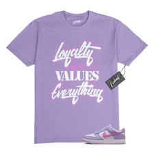 Dunk Lilac Bloom Pink Beyond Hydrangeas Lavender White T Shirt to Match LYLTY