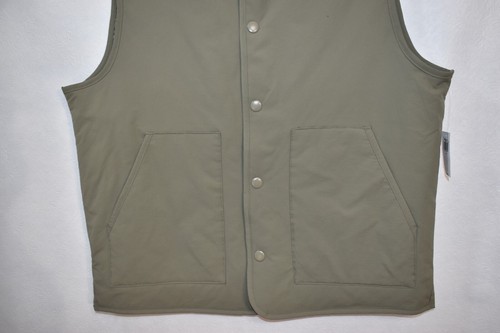 Chaleco Forro Nylon Azul Marino Antiguo Talla Pequeña Verde Para Hombre Nuevo - Imagen 4 de 7