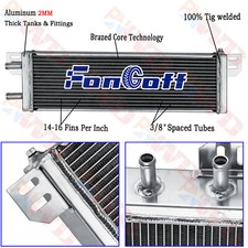 Air To Water Aluminum Intercooler Cooler Liquid Heat Exchanger Size 21x 6.6