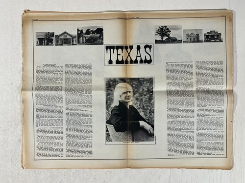 Joan Baez 1968 Rolling Stone Magazine #23 Texans, Carl Perkins, Hendrix LP cover - Picture 4 of 9