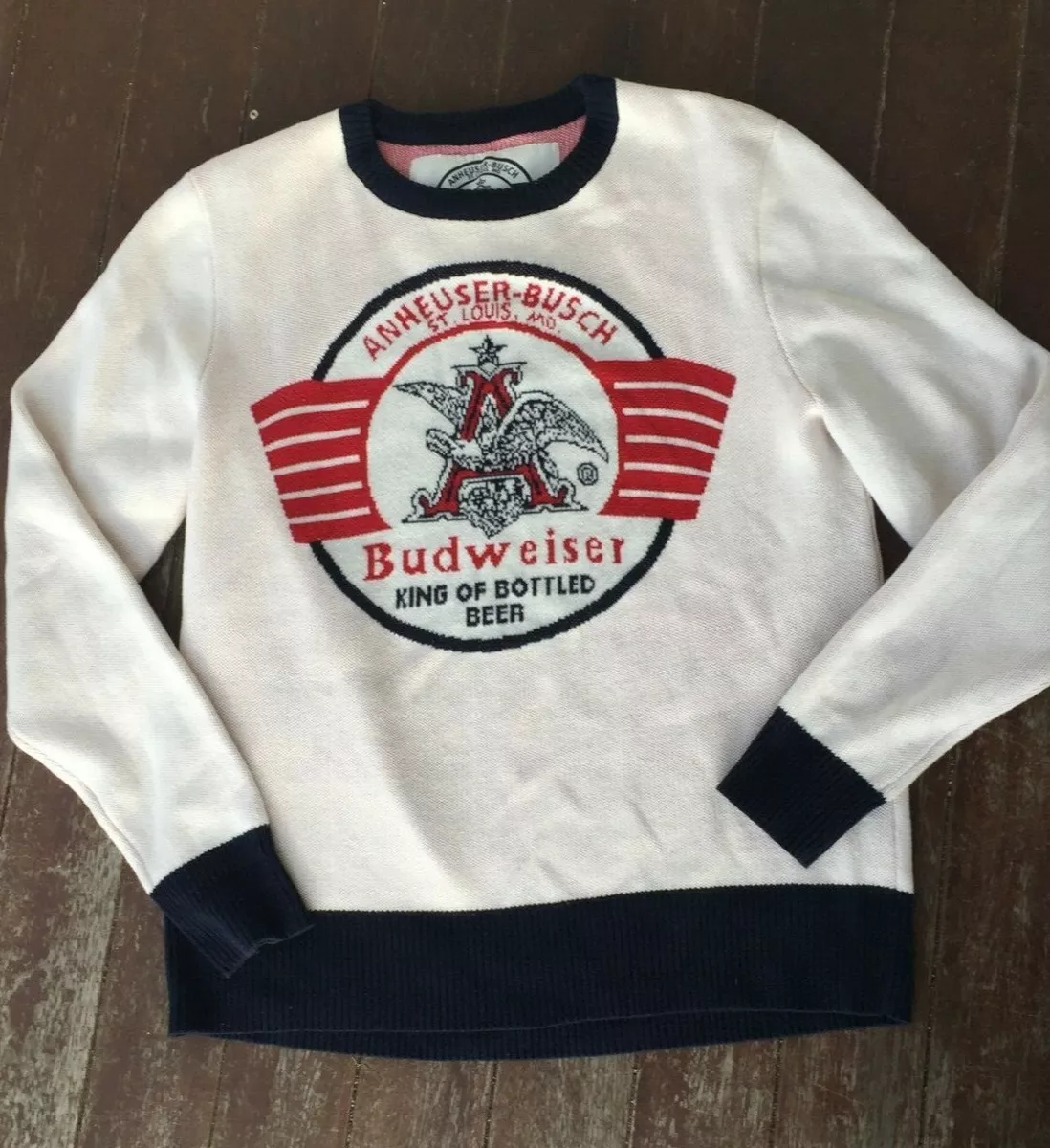 Budweiser sweater hotsell