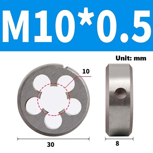 Fine Thread Die M3M4M5M6M7M8M9M10M12M13M14M16-M20 Metric Right Hand Thread Tool - Picture 19 of 42
