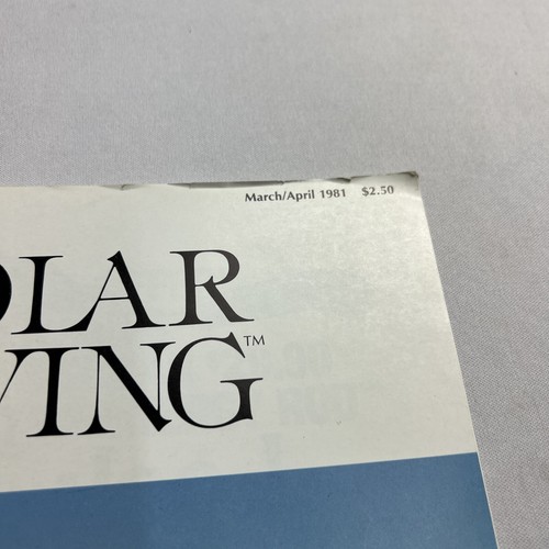 Solar Living Magazine March/April 1981 Solar Panels Solar Energy Renewable - Foto 4 di 7