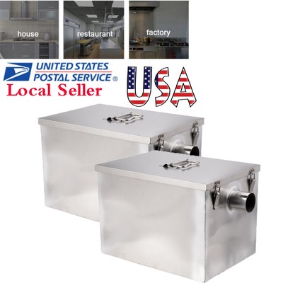 8LB 5GPM Trap Interceptor Gallons Per Minute Commercial Factory Stainless Steel