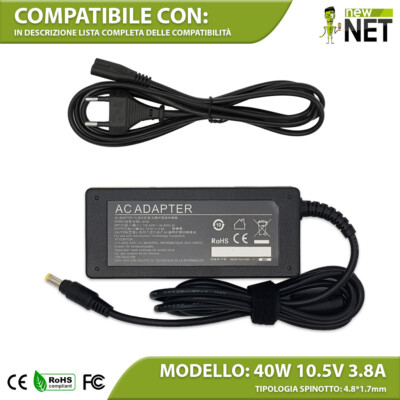 Trafo kompatibel mit Sony Vaio SVD1121BPX SVD1121S1C 10,5V 3,8A 40W