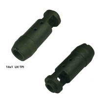 Black Steel Low Concussion Competition Muzzle Brake Compensator 14x1 LH TPI