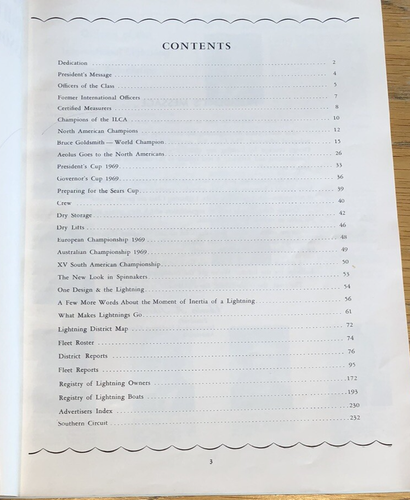 Anuario de la Asociación Internacional Lightning Class 1970 - Yate de navegación - Imagen 6 de 8